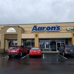 Aaron's - Out front!