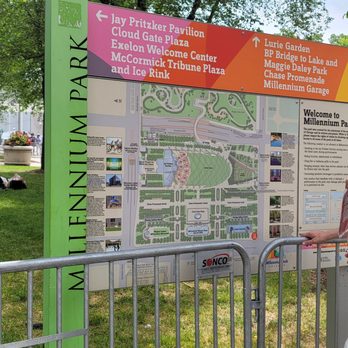 Millennium Park - Entrance sign - Parks Near Me - Chicago, Illinois Millennium Park - Entrance sign - Parks Near Me - Chicago, Illinois