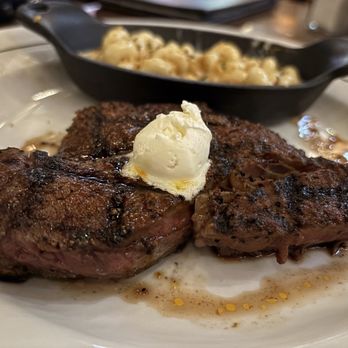 Saltgrass Steak House - HALF (split btwn two of us) of the Pat's Ribeye is honestly a great portion size.... And delicious! - Steakhouses Near Me - Shenandoah, Texas Saltgrass Steak House - HALF (split btwn two of us) of the Pat's Ribeye is honestly a great portion size.... And delicious! - Steakhouses Near Me - Shenandoah, Texas