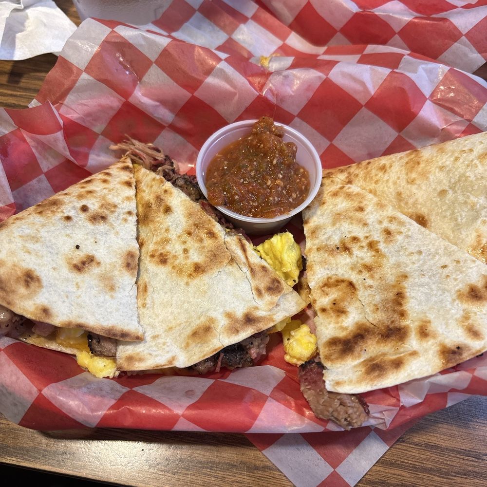 Oklahoma Smoke BBQ - Quesadilla Brisket - Barbeque Near Me - Oklahoma City, Oklahoma Oklahoma Smoke BBQ - Quesadilla Brisket - Barbeque Near Me - Oklahoma City, Oklahoma
