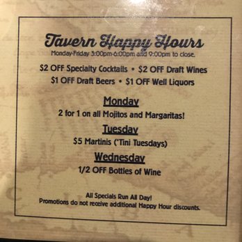 Hemingway's Tavern - happy hour - New American Near Me - Melbourne, Florida