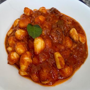 Tandem - Potato Gnocchi with Ragu and Smoked Provola Cheese - Italian Near Me - Naples, NA Tandem - Potato Gnocchi with Ragu and Smoked Provola Cheese - Italian Near Me - Naples, NA