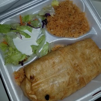 Salsa Verde - Chimichaunga (comes with white queso on the side) absolutely amazing! - Mexican Near Me - Yorkville, Illinois Salsa Verde - Chimichaunga (comes with white queso on the side) absolutely amazing! - Mexican Near Me - Yorkville, Illinois