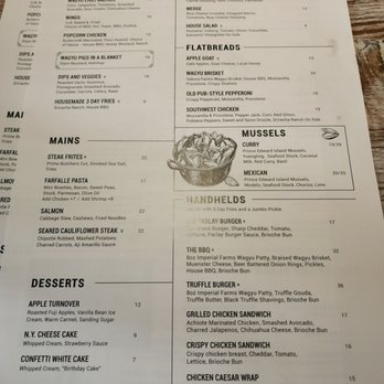 Parlay Sporting Club + Kitchen - Menu - Sports Bars Near Me - Columbus, Ohio