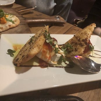 Violette’s - Burrata with a tomato jam. Was so good! - Breakfast & Brunch Near Me - Staten Island, New York