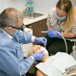 Monroe Dental Office - One of our patients receiving treatment