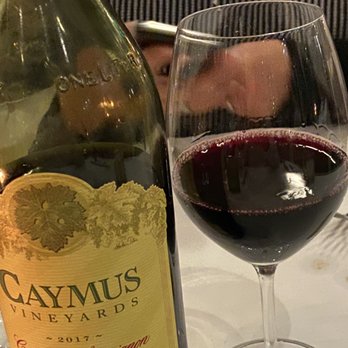 The Walnut Room - Caymus one of our favorites. In a 1 liter! - Breakfast & Brunch Near Me - Green Bay, Wisconsin