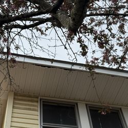 Maycon Construction Services - More soffits they replaced that are not adequately secured. Appear to be cut too short.