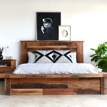 What We Make - Reclaimed Wood Platform Bed - Furniture Stores Near Me - Algonquin, Illinois What We Make - Reclaimed Wood Platform Bed - Furniture Stores Near Me - Algonquin, Illinois