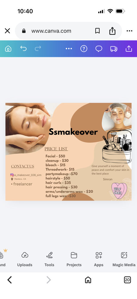 SS Make Over Logo