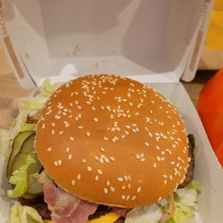 McDonald's - The bacon is not crispy like its americano cousin