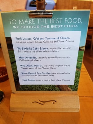 Menu photo 2 Rubio's Coastal Grill Temecula, CA