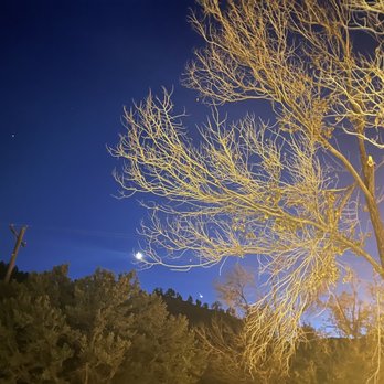 Milt's Stage Stop - a full moon in the sky - Steakhouses Near Me - Cedar City, Utah