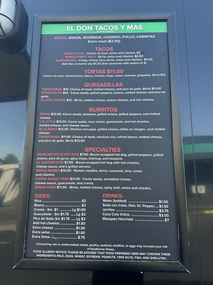El Don Tacos Y Mas