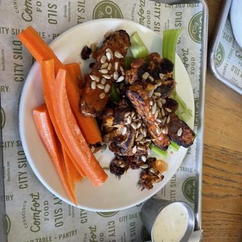 City Silo Table + Pantry - The cauliflower Cauliwings with tempeh - Juice Bars & Smoothies Near Me - Memphis, Tennessee