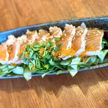 Sushi In The Raw - Seared Salmon "salad" - Japanese Near Me - Nevada City, California