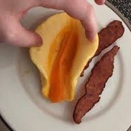 Undercooked omelette, this makes me feel very strange inside. Can't believe I put this in my temple of a body. Undercooked omelette, this makes me feel very strange inside. Can't believe I put this in my temple of a body.