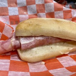 P & J Pizza - Small Grilled Ham & Cheese (I held the lettuce)