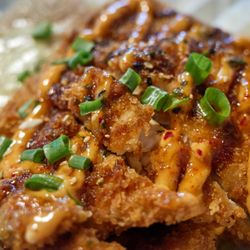 Ahi duo - ahi katsu (close-up)