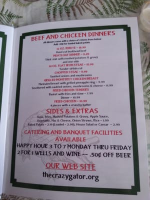 Menu photo 5 The Crazy Gator Eustis, FL