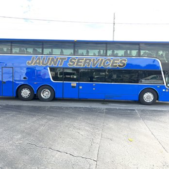 Jaunt Services - 81 passengers Tandem Motor Coach call for reservation today. - Airport Shuttles Near Me Jaunt Services - 81 passengers Tandem Motor Coach call for reservation today. - Airport Shuttles Near Me