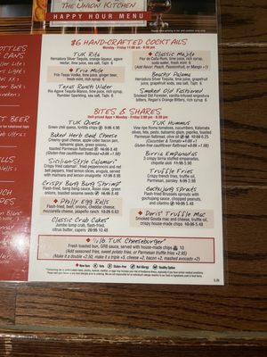 Menu photo 2 The Union Kitchen Houston, TX Menu photo 2 The Union Kitchen Houston, TX