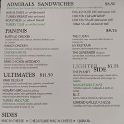Park Deli - Park deli menu