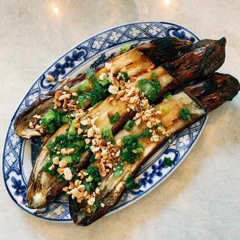 Anh and Chi - whole grilled aubergine - Vietnamese Near Me - Vancouver, British Columbia