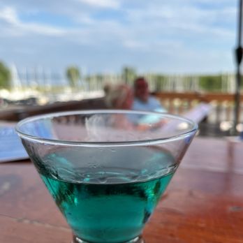 Doc’s on the Water - Gin martini with blue caracao - Seafood Near Me - Plattsburgh, New York Doc’s on the Water - Gin martini with blue caracao - Seafood Near Me - Plattsburgh, New York