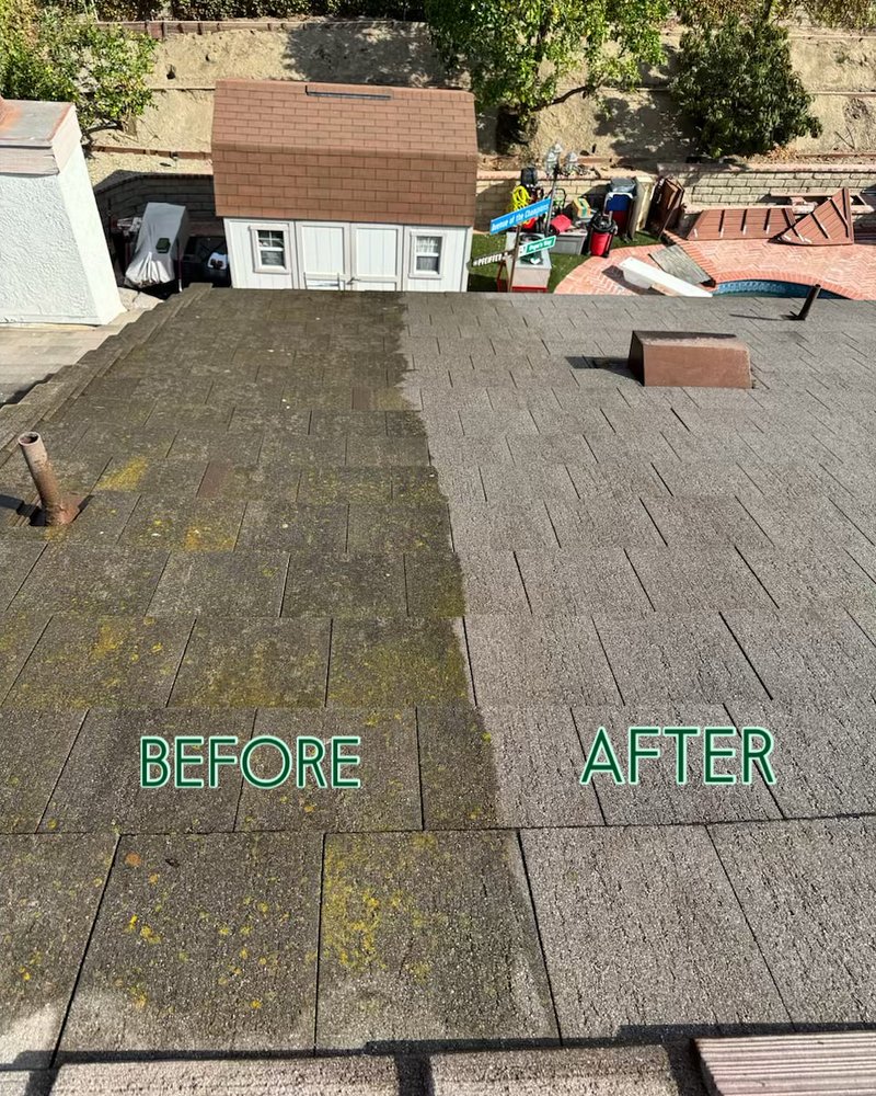 Slide of Aloha Bros Roof Cleaning