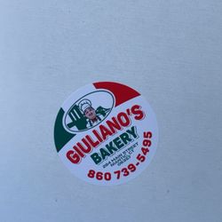 Giuliano's bakery - Top of box