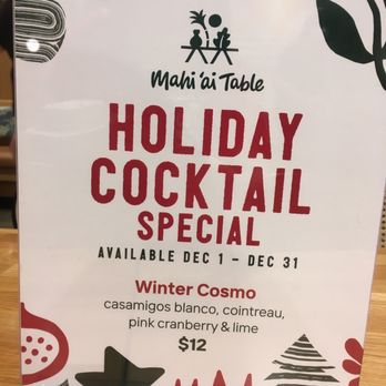 Mahi’ai Table - Cocktail Bars Near Me - Kapolei, Hawaii Mahi’ai Table - Cocktail Bars Near Me - Kapolei, Hawaii