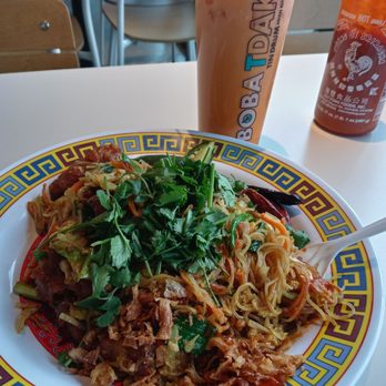 Tin Drum Asian Kitchen & Boba Tea Bar - Decatur - Yummy Singapore noodles. With Thai tea - Pan Asian Near Me - Decatur, Georgia Tin Drum Asian Kitchen & Boba Tea Bar - Decatur - Yummy Singapore noodles. With Thai tea - Pan Asian Near Me - Decatur, Georgia