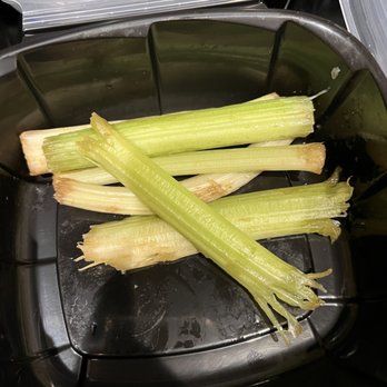 Beef 'O' Brady's - bunch of celery stalks in an air fryer - Sports Bars Near Me - Parrish, Florida