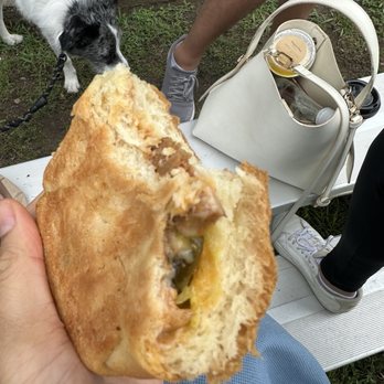 Mr Natural - Sausage and cheese Kolache - Vegetarian Near Me - Austin, Texas