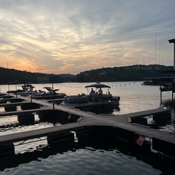 Hula Hut - Sunset view from patio - Tex-Mex Near Me - Austin, Texas Hula Hut - Sunset view from patio - Tex-Mex Near Me - Austin, Texas