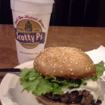 Scotty P's - Allen - Mushroom swiss burger - Burgers Near Me - Allen, Texas