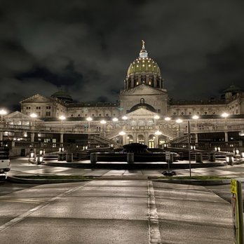 The Pennsylvania State Capitol - Capital at night - Landmarks & Historical Buildings Near Me - Harrisburg, Pennsylvania The Pennsylvania State Capitol - Capital at night - Landmarks & Historical Buildings Near Me - Harrisburg, Pennsylvania
