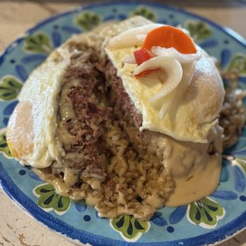 Countryside Cafe - Homemade corn beef hash with over easy eggs, and fried rice! - Breakfast & Brunch Near Me - Waianae, Hawaii