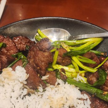 P.F. Chang's - Mongolian beef with white rice - Chinese Near Me - Augusta, Georgia