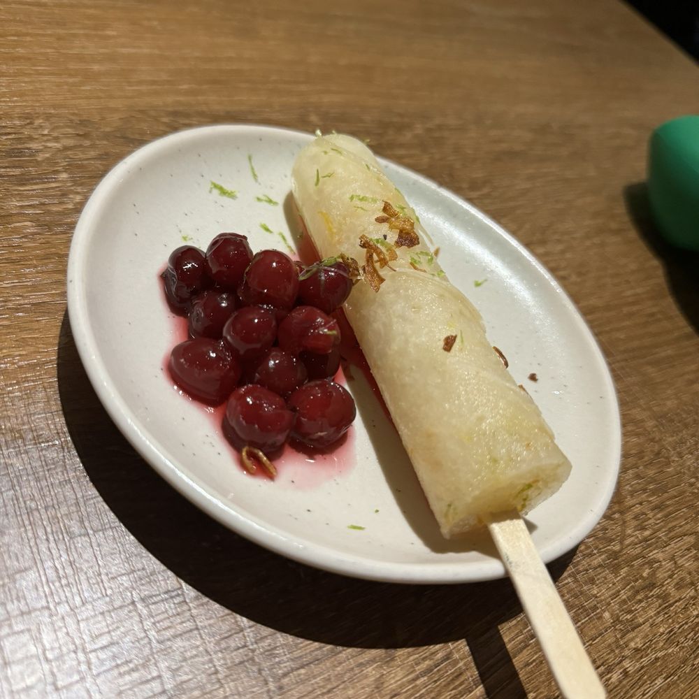 Prik Hom - lychee popsicle and cranberries - Thai Near Me - San Francisco, California Prik Hom - lychee popsicle and cranberries - Thai Near Me - San Francisco, California