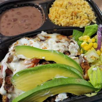 El Mexicano Restaurant & Cafe 3 - Chicken Enchiladas with Mole Sauce, Rice & Beans - Mexican Near Me - Brooklyn, New York El Mexicano Restaurant & Cafe 3 - Chicken Enchiladas with Mole Sauce, Rice & Beans - Mexican Near Me - Brooklyn, New York
