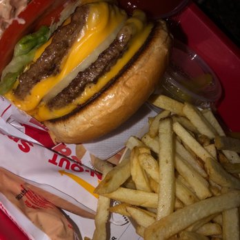 In-N-Out Burger - ows cheeseburger and fries - Fast Food Near Me - Chico, California