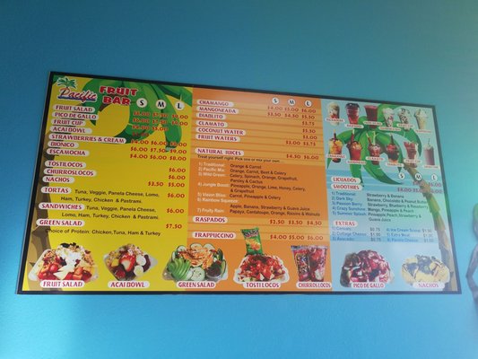 Menu photo 7 Pacific Fruit Bar Chula Vista, CA