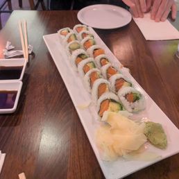 2 Salmon avocado rolls 2 Salmon avocado rolls