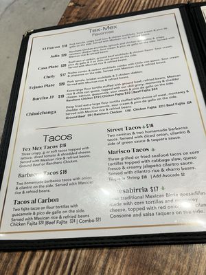Menu photo 1 Casa Julia Tex Mex New Caney, TX