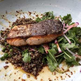 Park Distillery - BC Salmon on a beautiful bed of greens & quinoa - Canadian (New) Near Me - Banff, Alberta Park Distillery - BC Salmon on a beautiful bed of greens & quinoa - Canadian (New) Near Me - Banff, Alberta