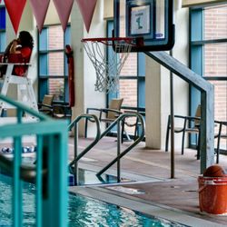The Kroc Center Hampton Roads - Make a splash with a game of water basketball at the Kroc Center Hampton Roads indoor pool.