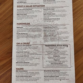 Brickstones Kitchen & Bar - Food menu - Sports Bars Near Me - Boulder, Colorado