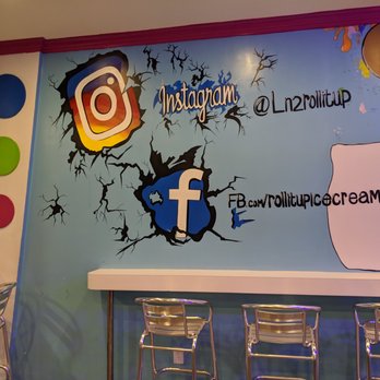 Roll It Up Ice Cream - Inside. Instagram and Facebook info. - Ice Cream & Frozen Yogurt Near Me - Atlanta, Georgia Roll It Up Ice Cream - Inside. Instagram and Facebook info. - Ice Cream & Frozen Yogurt Near Me - Atlanta, Georgia